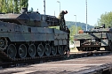 Panzer in Richtung Litauen verladen (Foto: Karl-Heinz Herrmann)