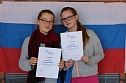 2. Platz: Charlott Mayer und Jasmina Rogge, (Foto: Deutsch-Russisches Forum) 2. Platz: Charlott Mayer und Jasmina Rogge, (Foto: Deutsch-Russisches Forum)