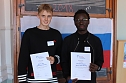 3. Platz: Cornel Newton Masinde und Johannes Plewe (Foto: Deutsch-Russisches Forum) 3. Platz: Cornel Newton Masinde und Johannes Plewe (Foto: Deutsch-Russisches Forum)