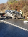 Explosionsgefahr auf der A 38 (Foto: privat)