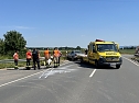 Unfall heute Mittag bei Bielen (Foto: S.Dietzel)