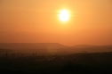 Sonnenuntergang - fotografiert vom Hainer Berg (Foto: Christoph Keil)