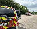 Bikerunfall am Kyffh&auml;user (Foto: Feuerwehr/S.Dietzel)