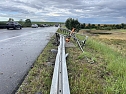 Unfall heute Abend auf der A 38 (Foto: S.Dietzel)