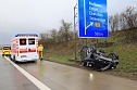 Unfall auf der A38 heute Nachmittag (Foto: Silvio Dietzel)