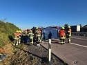 Schwerer Unfall auf der A38 (Foto: S. Dietzel)