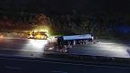 KKW kippt auf der A38 um (Foto: S.Dietzel)