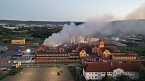 Bild: Feuer im Gel&auml;nde der NDH Entsorgungsbetreibergesellschaft (Foto: S.Dietzel)