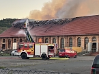 Bild: Feuer im Gel&auml;nde der NDH Entsorgungsbetreibergesellschaft (Foto: S.Dietzel)