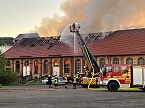 Bild: Feuer im Gel&auml;nde der NDH Entsorgungsbetreibergesellschaft (Foto: S.Dietzel)