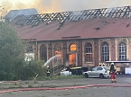 Bild: Feuer im Gel&auml;nde der NDH Entsorgungsbetreibergesellschaft (Foto: S.Dietzel)