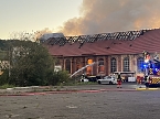 Bild: Feuer im Gel&auml;nde der NDH Entsorgungsbetreibergesellschaft (Foto: S.Dietzel)