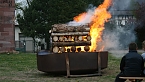 Osterfeuer in Kelbra (Foto: Ulrich Reinboth)