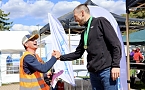 Stolze Sieger der 44. Harzquerung auf dem Treppchen (Foto: J.Piper)