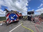 Unfall mit Todesfolge auf der Autobahn (Foto: S.Dietzel)