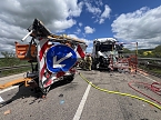 Unfall mit Todesfolge auf der Autobahn (Foto: S.Dietzel)