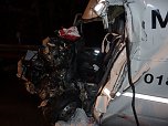 Schwerer Unfall auf der B 4 (Foto: BFW Nordhausen)