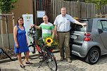 E-Tankstelle f&uuml;r Autos und Fahrr&auml;der (Foto: Karl-Heinz Herrmann)