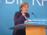 Besuch von Angela Merkel in Nordhausen (Foto: nnz, T. Soszynski, K. Knittel)