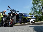 Kradkontrolle durchgef&uuml;hrt (Foto: Polizei MSH)