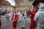 Rosenmontag auf dem Markt Sondershausen (Foto: Karl-Heinz Herrmann)