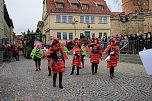 Rosenmontag auf dem Markt Sondershausen (Foto: Karl-Heinz Herrmann)