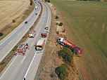 Unfall auf der A38 (Foto: S.Dietzel)