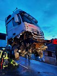 LKW-Bergung bei Oberspier (Foto: S.Dietzel)
