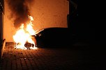 Mutmaßliche Brandanschläge gestern nacht in Sonderhausen (Foto: S.Dietzel) Mutmaßliche Brandanschläge gestern nacht in Sonderhausen (Foto: S.Dietzel)