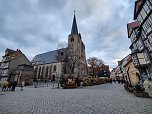 Auf dem Quedlinburger Weihnachtsmarkt (Foto: P.Blei)