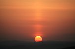 Sonnenuntergang - fotografiert vom Hainer Berg (Foto: Christoph Keil)