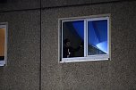 Fenstersturz gestern Abend in Nordhausen (Foto: S.Dietzel)