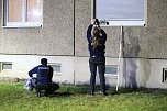 Fenstersturz gestern Abend in Nordhausen (Foto: S.Dietzel)