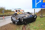Unfall auf der A38 heute Nachmittag (Foto: Silvio Dietzel)