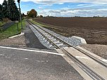 Bildergalerie der Grundhafte Instandsetzung Bahnübergang am Gleisdreieck Siersleben (Foto: Fotos: Thomas Fischer (MBB)) Bildergalerie der Grundhafte Instandsetzung Bahnübergang am Gleisdreieck Siersleben (Foto: Fotos: Thomas Fischer (MBB))