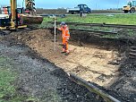 Bildergalerie der Grundhafte Instandsetzung Bahnübergang am Gleisdreieck Siersleben (Foto: Fotos: Thomas Fischer (MBB)) Bildergalerie der Grundhafte Instandsetzung Bahnübergang am Gleisdreieck Siersleben (Foto: Fotos: Thomas Fischer (MBB))
