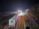 LKW-Unfall auf der Autobahn 38 (Foto: S.Dietzel) LKW-Unfall auf der Autobahn 38 (Foto: S.Dietzel)