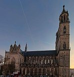 Peter Blei unterwegs in Magdeburg (Foto: Peter Blei) Peter Blei unterwegs in Magdeburg (Foto: Peter Blei)