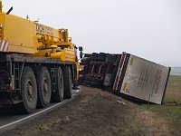 Bild: Lkw Unfall auf der B 4