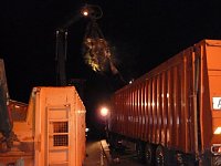 Umgekippter Lkw blockierte B4 Bild: Umgekippter Lkw blockierte B4