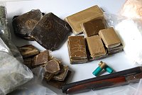 Bild: Beschlagnahmte Drogen