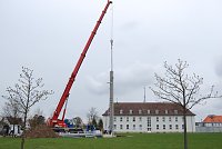 Bild: Mast aufgestellt