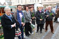 Bild: Honoratioren aus Stadt und Landkreis und Eisleber B&uuml;rger, die den Reformator ehren m&ouml;chten 