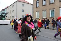 Bild: N&auml;rrinnen und Narren trotzen Wetter (1)