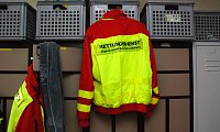 Bild: Blick in einen Umkleideraum in der neuen Rettungswache.