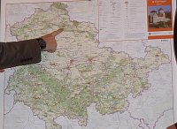 Bild: Neue Karte Burgen und Schl&ouml;sser Th&uuml;ringens