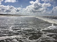 Bild: Unterwegs auf Ameland: Brandung