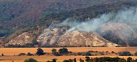 Bild: Schwerer Waldbrand am Kyffh&auml;user