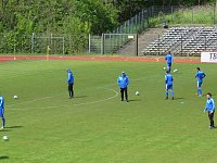 Bild: Vor und nach dem Spiel gegen den BAK