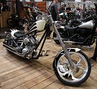 Bild: Motorradmesse in Erfurt
